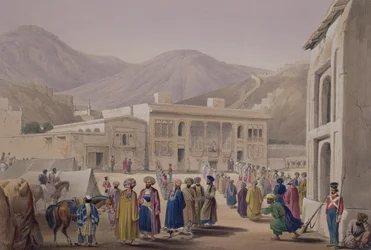 The Durbar-Khaneh of Shah Shoojah-Ool-Moolk, at Caubul, from 